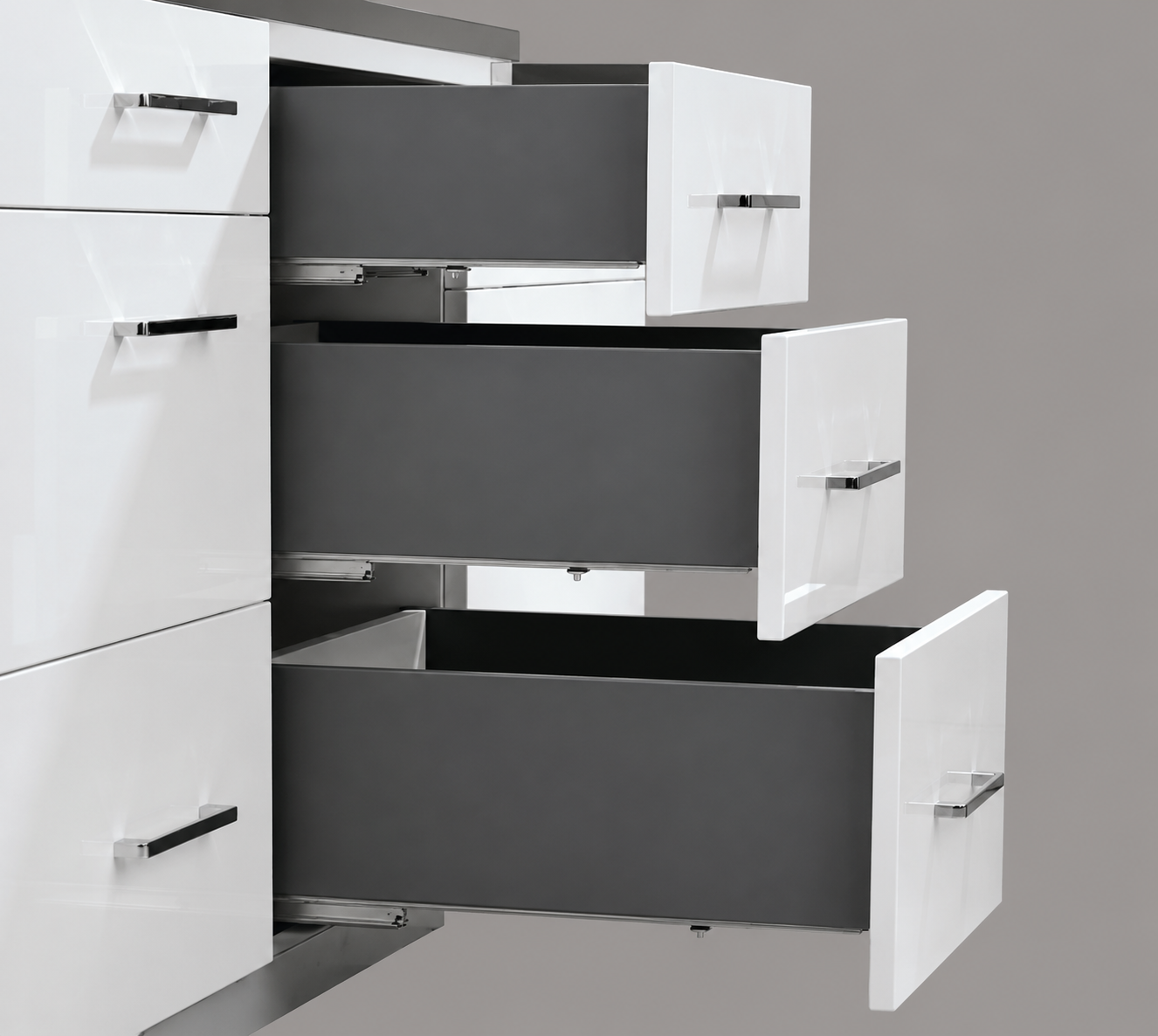 Grey Slim Tandem Box