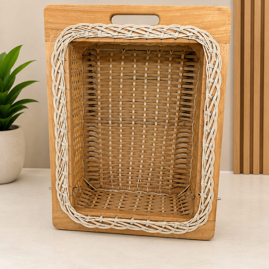 Wooden Wicker BasketS 